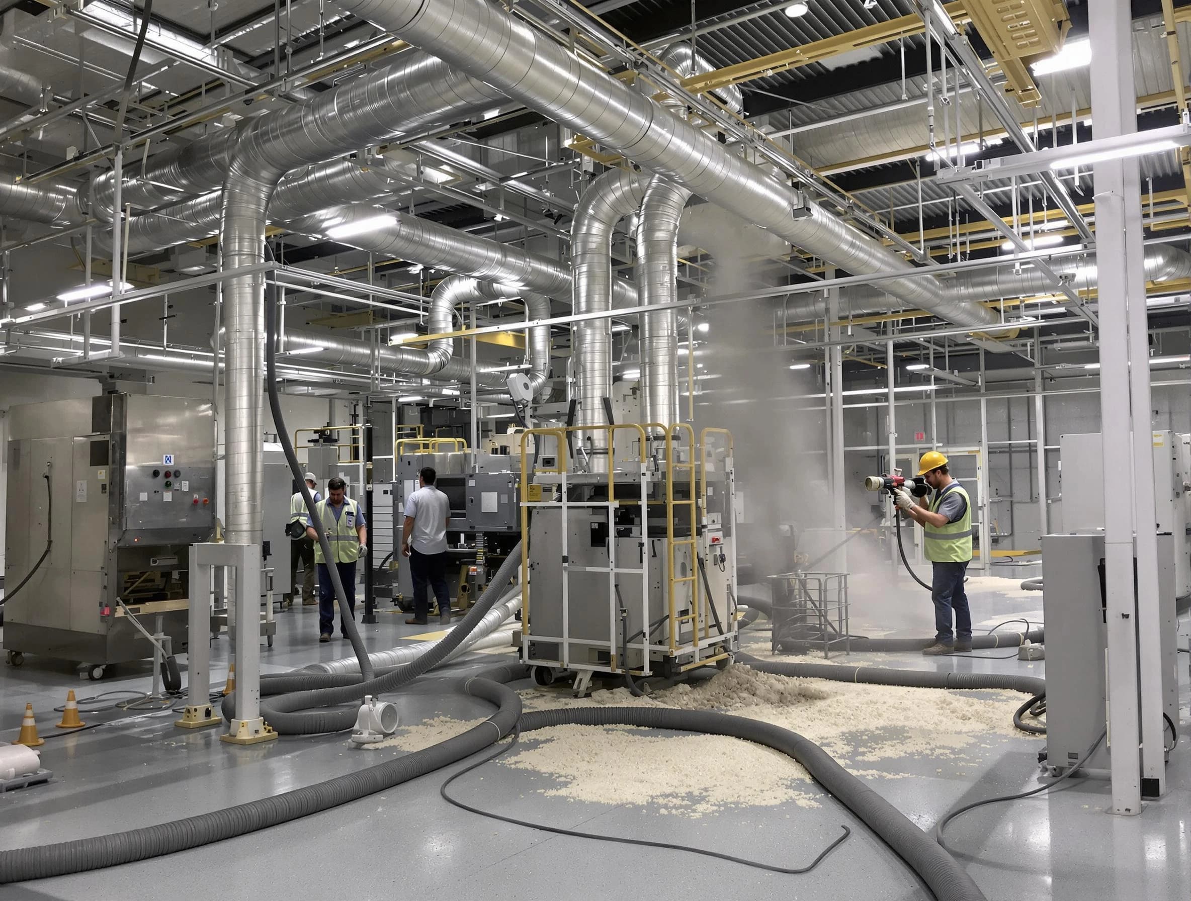 Heavy-duty industrial duct cleaning by Kennesaw Air Duct Cleaning in Kennesaw