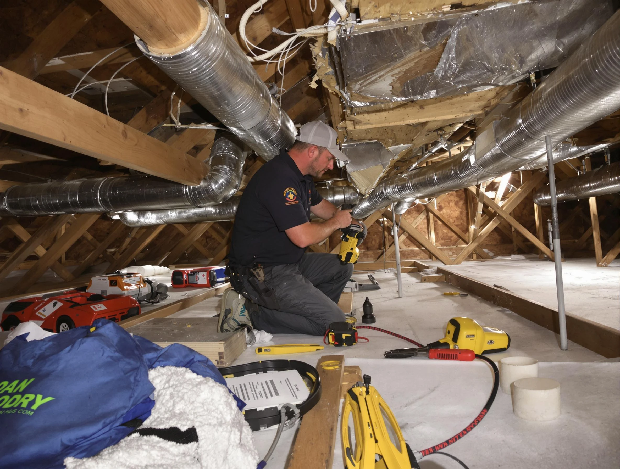 Professional air duct repair by Kennesaw Air Duct Cleaning in Kennesaw