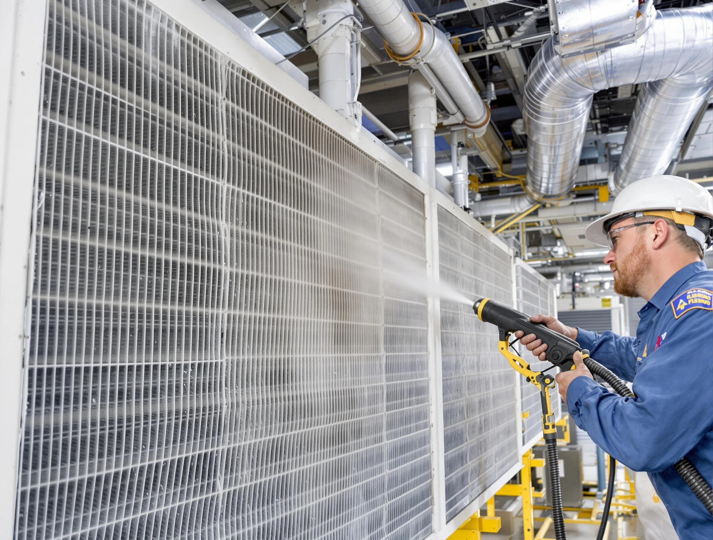 Professional commercial coil cleaning by Kennesaw Air Duct Cleaning in Kennesaw