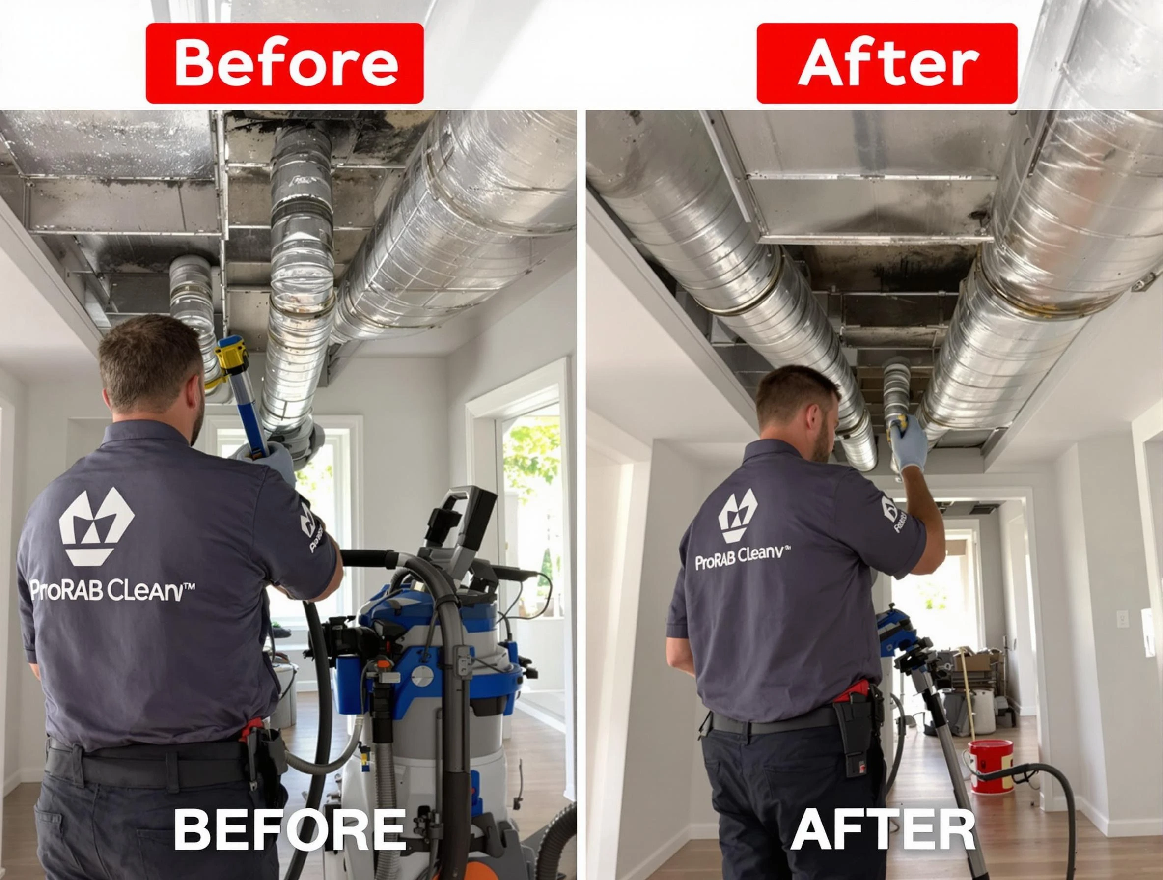 Kennesaw Air Duct Cleaning expert performing thorough residential duct cleaning in a Kennesaw home